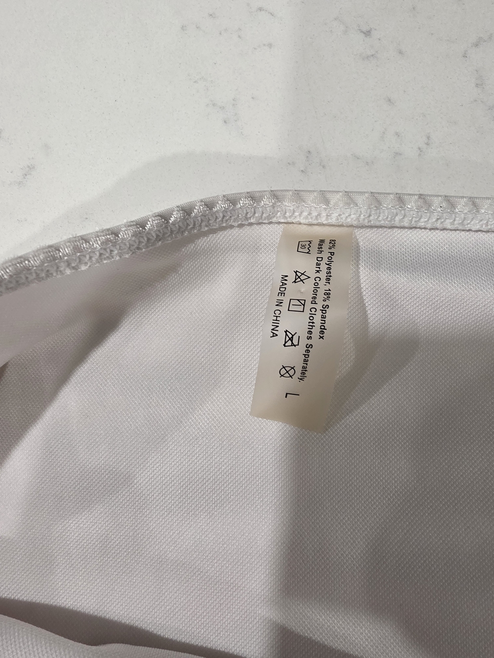 Textured Ivory Ruffle-Hem Mini Skirt - Picture 7 of 7